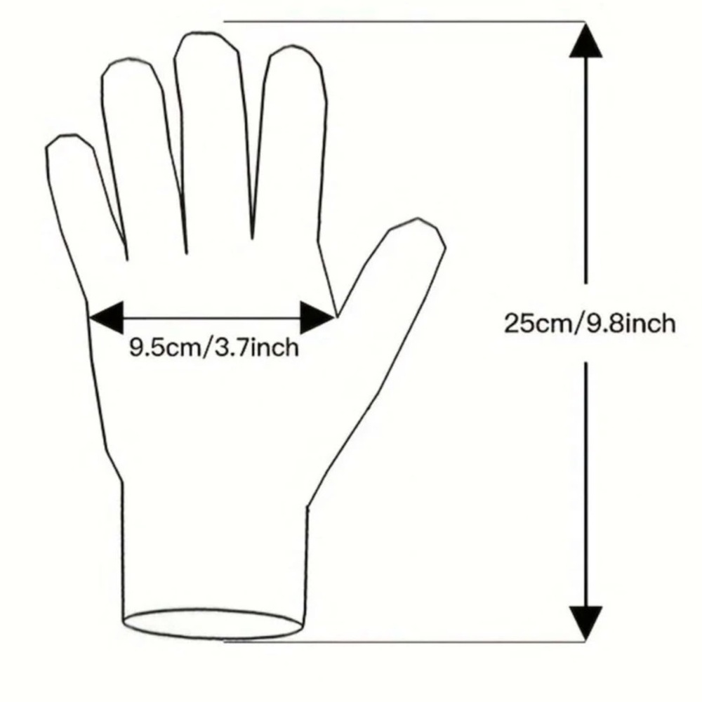 Vegan Fur Trim Cozy Warm Black Touch Screen Gloves - Picture 3 of 5